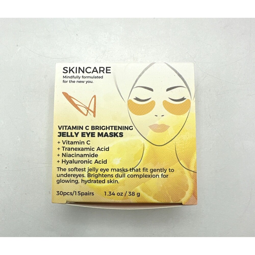 LA Splash Cosmetics Vitamin C Brightening Jelly Eye Masks NEW IN BOX